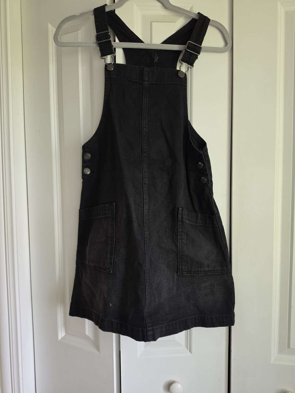 Cat & Jack Black Denim Overall Dress for Kids